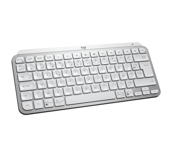 Logitech-MX-Keys-Mini-tastiera-RF-senza-fili--Bluetooth-ERTY-Francese-Grigio