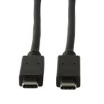 LogiLink-CU0129-cavo-USB-1-m-USB-3.2-Gen-2-3.1-Gen-2-USB-C-Nero--Usb-Cable-1-M-Usb-3.2-Gen-2---3.1-Gen-2-Usb-C-Black---W