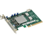 Supermicro AOC-SLG3-2E4T-O Retimer NVMe PCIE X8 a 2 porte (confezione al dettaglio)