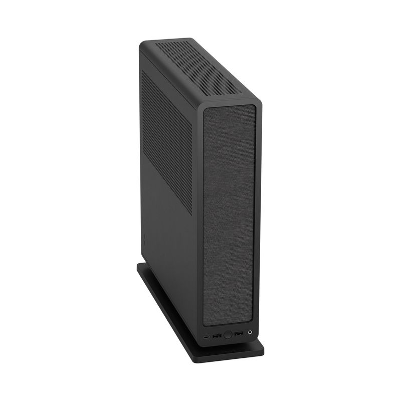 Fractal-Design-Ridge-Black-SFF-Console-Type-Case-Mini-ITX-Requires-SFX-SFX-L-PSU-2-Fans-PCIe-4.0-Riser-Card-USB-C-Horizo