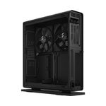 Fractal-Design-Ridge-Black-SFF-Console-Type-Case-Mini-ITX-Requires-SFX-SFX-L-PSU-2-Fans-PCIe-4.0-Riser-Card-USB-C-Horizo