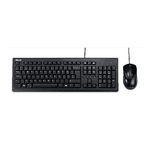 ASUS U2000 Keyboard + Mouse Set tastiera Mouse incluso Universale USB Nero