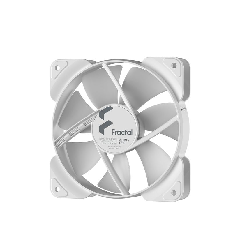 Fractal-Design-Aspect-12-RGB-PWM-Case-per-computer-Ventilatore-12-cm-Bianco-1-pz--Fractal-Design-Aspect-12-12cm-RGB-PWM-