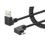 Manhattan 356237 cavo USB 1 m USB A Micro-USB B Nero (USB-A to Micro-USB Cable 1m Male to Male Black 480 Mbps USB 2.0 Ta