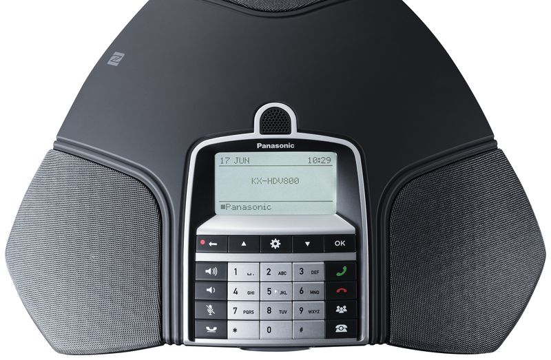 Panasonic-KX-HDV800NE-CONF-PHONE-Nero-4.0--PANASONIC-KX-HDV800NE-CONF-PHONE-