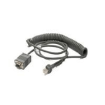 Zebra RS232 Cable cavo di segnale 27 m Grigio (RS232 CBL STD-DB9F TXD2 - 9FT COILED)