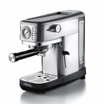 Ariete 1381 Macchina da caffè con manometro, compatibile con caffè in polvere e cialde ESE, 1300 W, Capacità 1,1 L