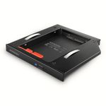 Axagon RSS-CD12 2.5 SSD/HDD caddy into DVD slot 12.7 mm LED ALU scheda di interfaccia e adattatore Interno SATA