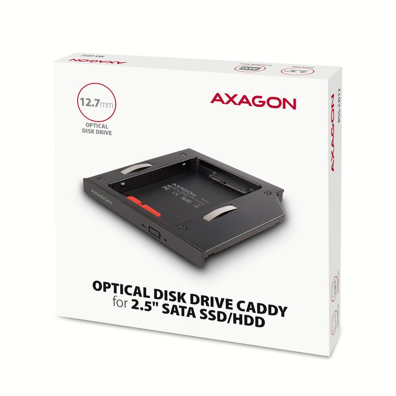 AXAGON-RSS-CD12-2.5-SSD-HDD-12.7mm-Optical-Drive-Adapter