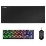 Mars Gaming MCPXBES tastiera Mouse incluso USB Spagnolo Nero