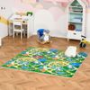 HOMCOM-Tappeto-Puzzle-per-Bambini-36-Pezzi-con-24-Bordi-in-Schiuma-EVA-Antiscivolo-Area-Coperta-3.24㎡-Fantasia-con-Natura-e-Dinosauri