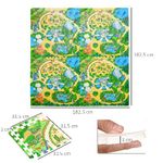 HOMCOM-Tappeto-Puzzle-per-Bambini-36-Pezzi-con-24-Bordi-in-Schiuma-EVA-Antiscivolo-Area-Coperta-3.24㎡-Fantasia-con-Natura-e-Dinosauri