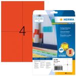 HERMA 4562 Rettangolo Rosso 80 pezzo(i) etichetta autoadesiva (4562)