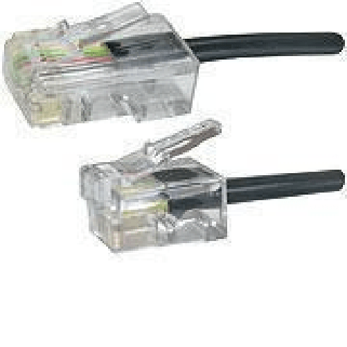 Microconnect-MPK460S-cavo-telefonico-10-m-Nero--RJ11-RJ45-10M-M-M-Black---6P-4C-8P-4C---80pcs-box---Warranty-300M-