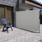 Outsunny-Tenda-da-Sole-Laterale-e-Avvolgibile--3x1.6m--in-Alluminio-e-Poliestere-Imperemabile-Anti-UV-per-Vento-Privacy