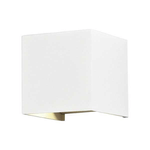 Optonica Applique led wall formato cubo colore bianco potenza 12 watt luce naturale 4000k