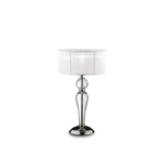 Ideal Lux Lampada Da Scrivania Contemporanea Duchessa Metallo Trasparente 1 Luce E27 Small