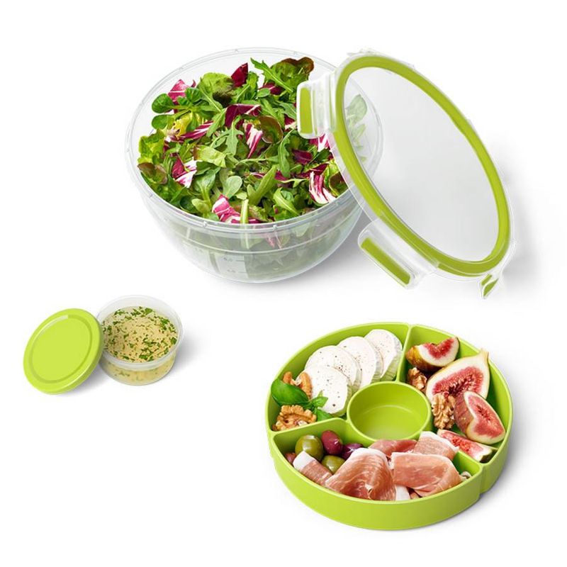 EMSA-CLIP-and-GO-Salad-box-XL-Rotondo-Scatola-26-L-Verde-Trasparente-3-pz