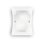 Ideal Lux Applique Moderna Triplo Vetro Bianco 2 Luci E27