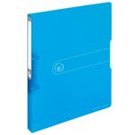 Herlitz Raccoglitore ad anelli Herlitz a 2 anelli DIN A4 27 cm blu-trasparente