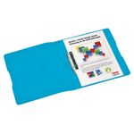 Raccoglitore-ad-anelli-Herlitz-a-2-anelli-DIN-A4-27-cm-blu-trasparente