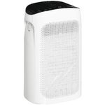 HOMCOM Purificatore d'Aria Filtro HEPA Triplo Strato, 3 Velocit�, Modalit� Sonno e Timer, 32.7x22x55.8cm, Bianco