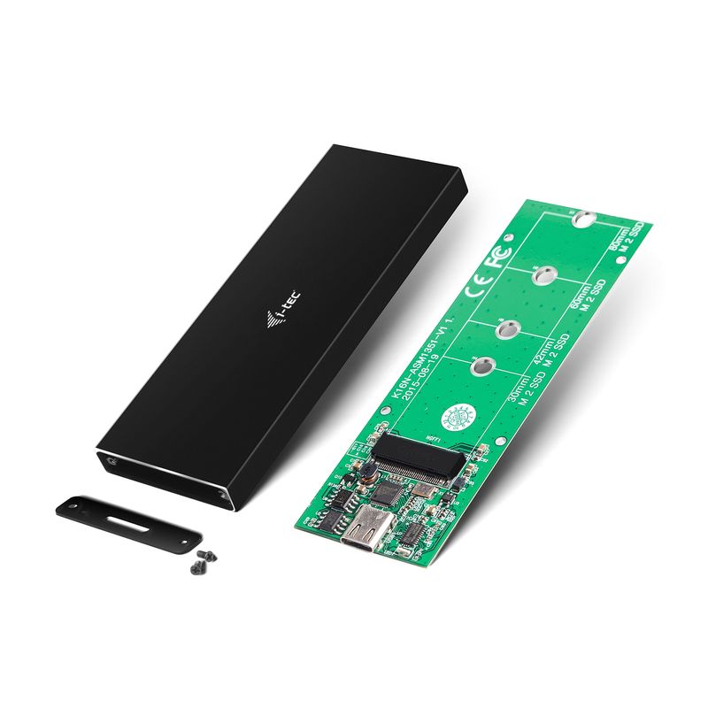 I-Tec-Box-Esterno-Ssd-M2-Sata-Usb-C-Metal-Black