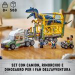 Missione-dinosauro--camion-di-trasporto-dell’allosauro---Lego-Jurassic-World-76966