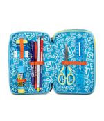 Astuccio-scuola-3-zip-SJ-GANG-Boy-Go-To-Space-borsello-organizzato-e-attrezzato-per-i-bambini-contiene-kit-scrittura-completo-p