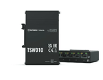 Teltonika-TSW010-DIN-Rain-Switch-5-x-Fast-Ethernet--10-100--Supporto-Power-over-Ethernet--PoE--Nero