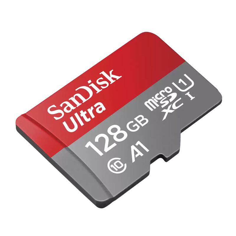 SanDisk-Ultra-128-GB-MicroSDXC-UHS-I-Classe-10--SanDisk-Ultra---Scheda-di-memoria-flash-adattatore-da-microSDXC-a-SD-in-