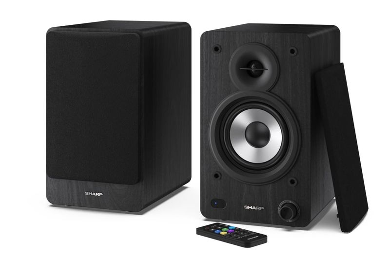 Sharp-Bookshelf-Speakers-altoparlante-2-vie-Nero-Con-cavo-e-senza-cavo-60-W--Bookshelf-Speakers---Loudspeaker-2-Way-Blac