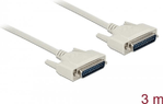 Delock---Kabel-seriell---DB-25--M--bis-DB-25--M----30m---Daumenschrauben---beige--84391-