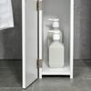 kleankin-Colonna-Bagno-con-2-Ripiani-e-2-Armadietti-Mobile-Alto-Salvaspazio-15.2x29.8x118-cm-Bianco