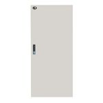 Link Porta Chiusa In Metallo Pieno Con Serratura Per Armadio Link 27U 600 Mm Grigio