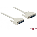 Delock - Kabel seriell - DB-25 (M) bis DB-25 (M) - 20,0m - Daumenschrauben - beige (84539)