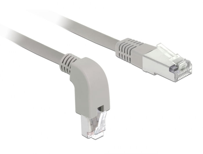 DeLOCK---Patch-Kabel---RJ-45--M--nach-unten-gewinkelt-bis-RJ-45--M--gerade---10m---058-cm---S-FTP---CAT-6---halogenfre