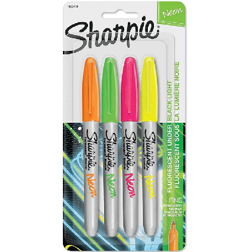 SHARPIE-pennarelli-indelebili-fluorescenti