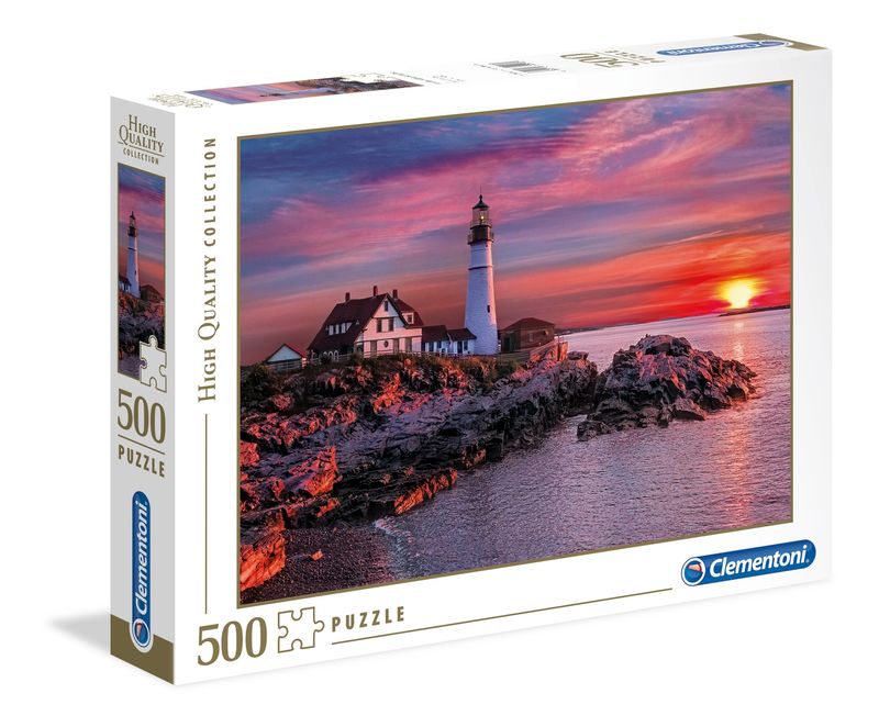 --CLEMENTONI-Portland-head-light-puzzle-500-pezzi