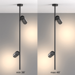 Lampadario-A-Sospensione-Moderno-Elti-Alluminio-Nero-2-Luci-Gu10-50W