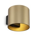 Applique-Da-Parete-Moderno-Rond-Alluminio-Oro-1-Luce-G9-50W