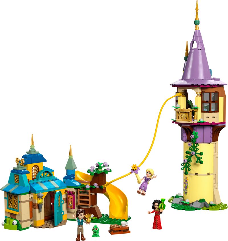 La-Torre-di-Rapunzel-e-lo-Snuggly-Duckling---Lego-Disney-43241