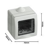 Bticino-matix-magic-scatola-parete-grigia-ip55-stagna-2-posti-25502