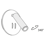 Applique-Da-Parete-Interno-Moderno-Ios-176-Alluminio-Bianco-Led-Integrato-10W