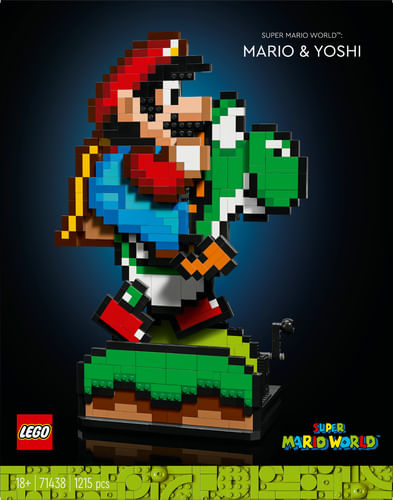 Super-Mario-World™--Mario-e-Yoshi---Lego-Super-Mario-71438