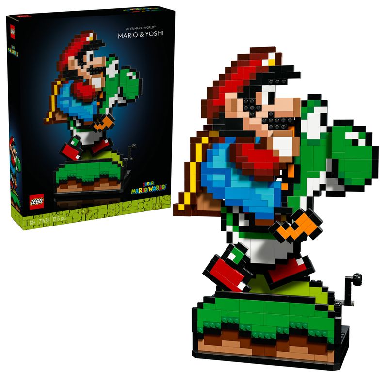 Super-Mario-World™--Mario-e-Yoshi---Lego-Super-Mario-71438