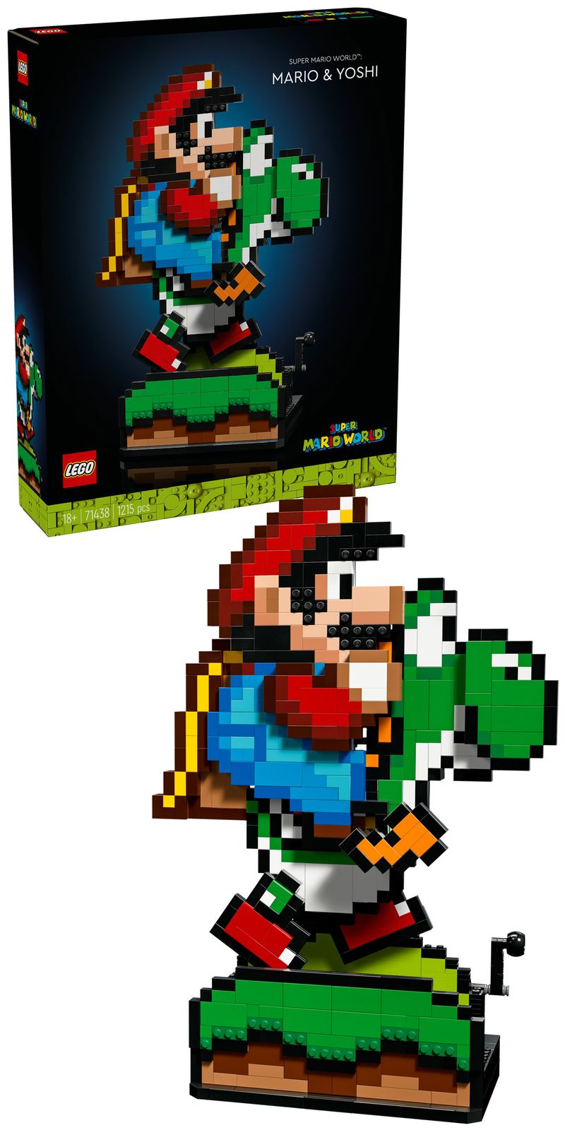 Super-Mario-World™--Mario-e-Yoshi---Lego-Super-Mario-71438