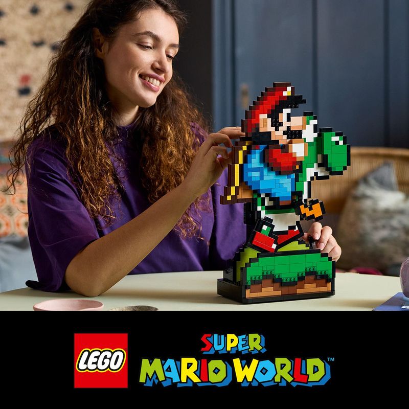 Super-Mario-World™--Mario-e-Yoshi---Lego-Super-Mario-71438