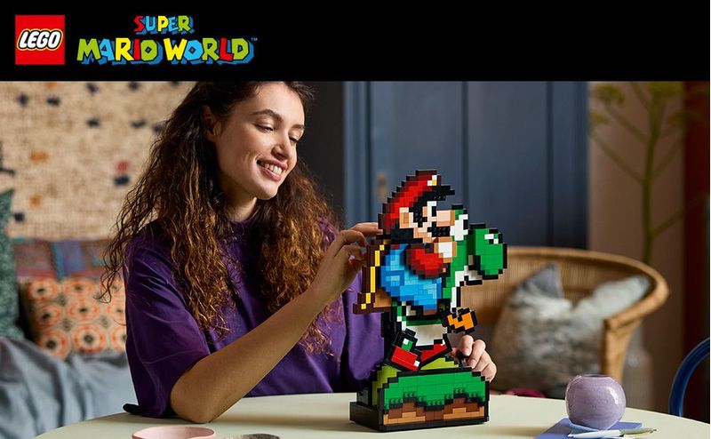 Super-Mario-World™--Mario-e-Yoshi---Lego-Super-Mario-71438