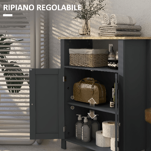 kleankin-Mobiletto-Bagno-a-3-Ripiani-in-MDF-e-Truciolato-con-Ripiano-Interno-Regolabile-60x30x80.5-cm